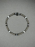 Midnight Luster Seed Beaded Bracelet