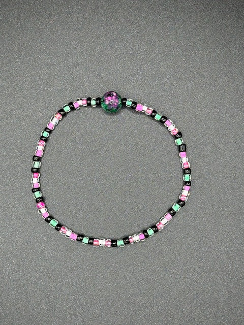 Dragon Fruit Seed Beaded Bracelet