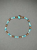 Turquoise Canyon Seed Beaded Bracelet