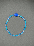 Blue Lagoon Seed Beaded Bracelet