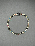 Galaxy Orbit Seed Beaded Bracelet