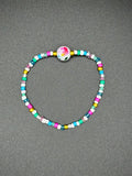 Paint Splash Seed Beaded Bracelet