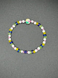 Orchid Bliss Seed Beaded Bracelet