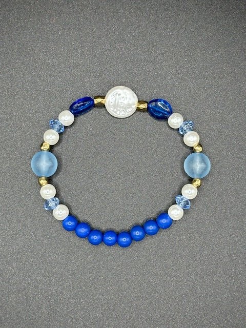 Ocean Pearl 1 Beaded Bracelet