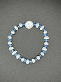Seafoam Pearl Beaded Bracelet