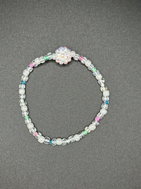 Moonlight Daydreams Seed Beaded Bracelet