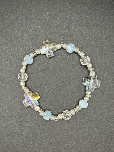 Crystal Kaleidoscope Beaded Bracelet