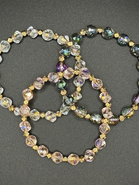Crystal Rondelle Bracelets