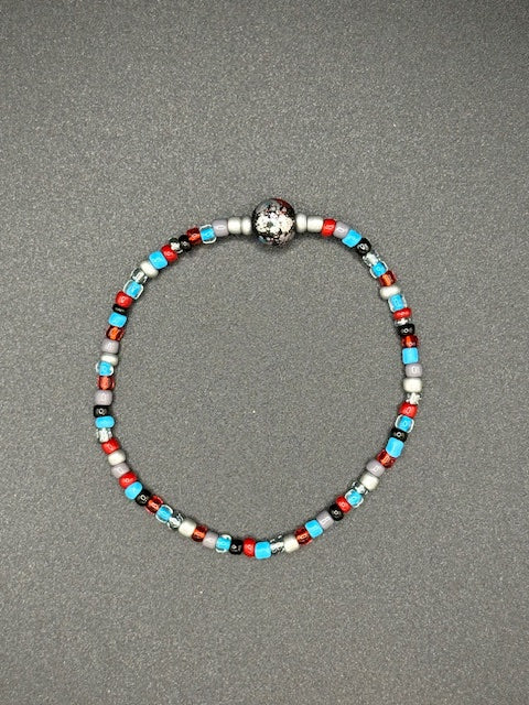Lunar Lights Seed Beaded Bracelet