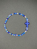 Deep Sea Cross Seed Beaded Bracelet
