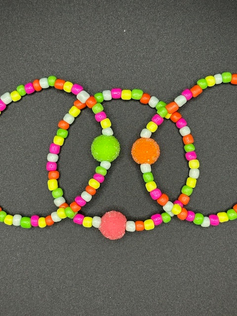 Neon Sugar Rush Seed Beaded Bracelets