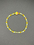 Citrus Bloom Seed Beaded Bracelet