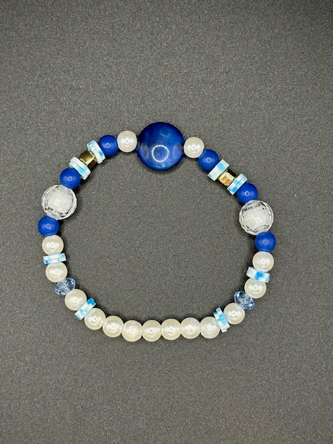 Ocean Pearl 5 Beaded Bracelet