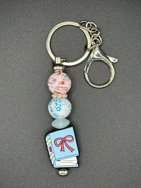 Book Lover's Keychain