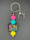 About My Jesus Keychain