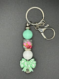 Bow - Mint Keychain
