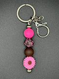Daisy - Brown Keychain