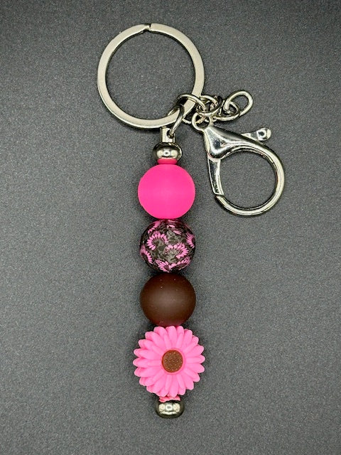 Daisy - Brown Keychain