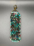 Multi-colored Velvet Wristlet