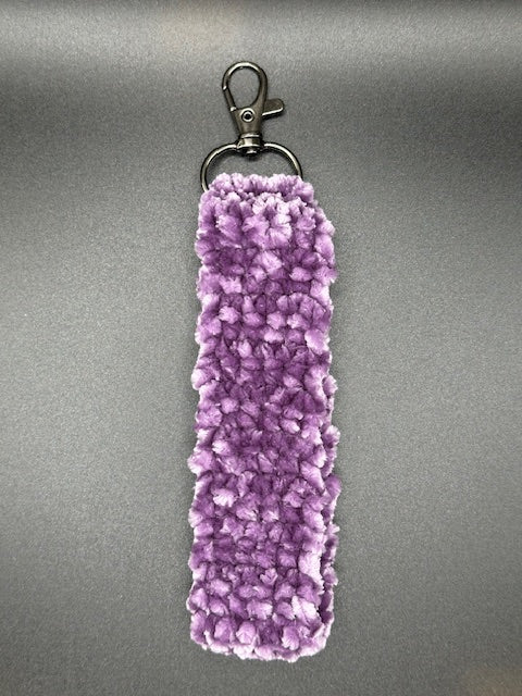 Purple Velvet Wristlet