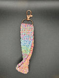 Pink Rainbow Cotton Wristlet