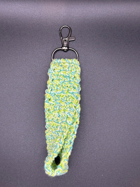 Lemon Lime Cotton Wristlet