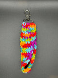 Bright Stripes Acrylic Wristlet
