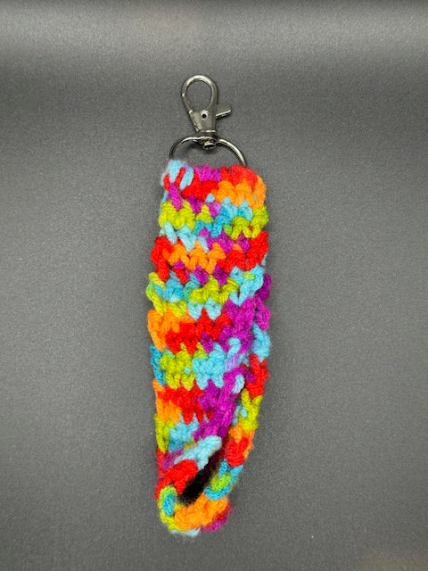Bright Stripes Acrylic Wristlet
