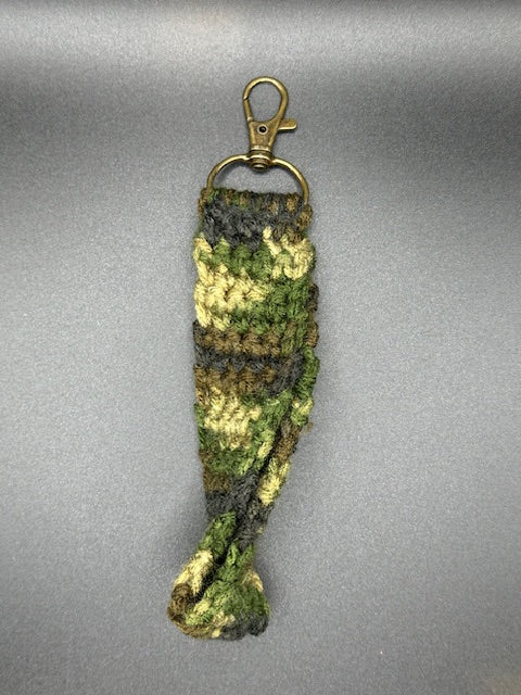 Camouflage Acrylic Wristlet