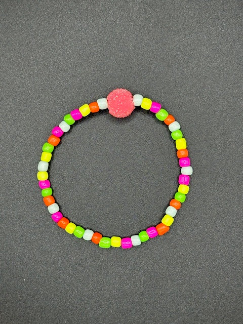 Neon Sugar Rush Seed Beaded Bracelets