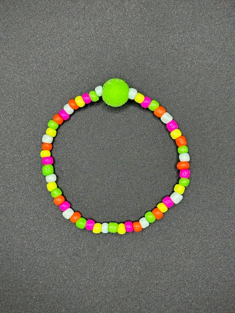 Neon Sugar Rush Seed Beaded Bracelets