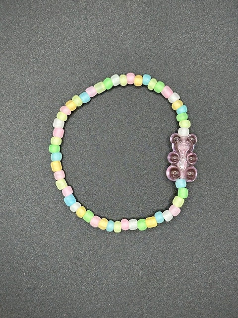 Gummy Bear Seed Beaded Bracelets