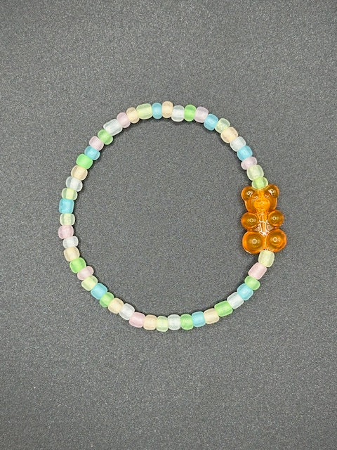 Gummy Bear Seed Beaded Bracelets
