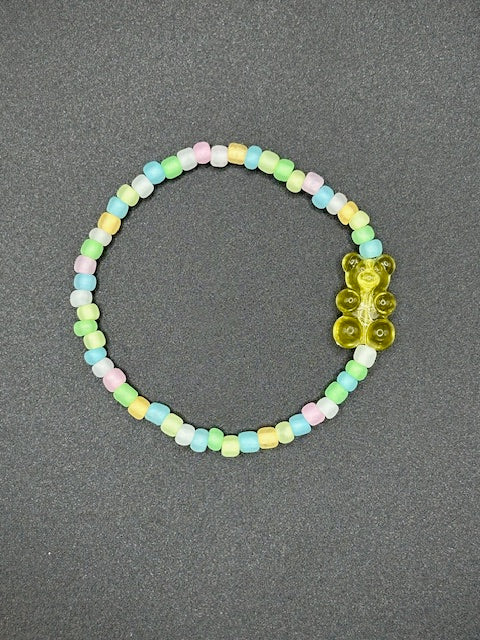 Gummy Bear Seed Beaded Bracelets