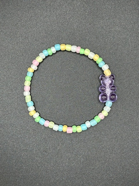 Gummy Bear Seed Beaded Bracelets