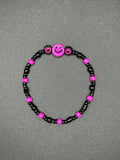 Midnight Smiles Seed Beaded Bracelets