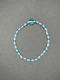 Crystalline Peacock Seed Beaded Bracelets