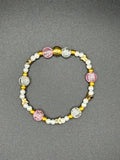Whimsical Butterfly Beaded Bracelet