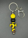 Cross - Sunflower Keychain