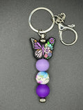 Butterfly - Purple Keychain