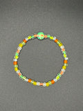Citrus Grove Seed Beaded Bracelet