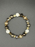 Midnight Gala Beaded Bracelet