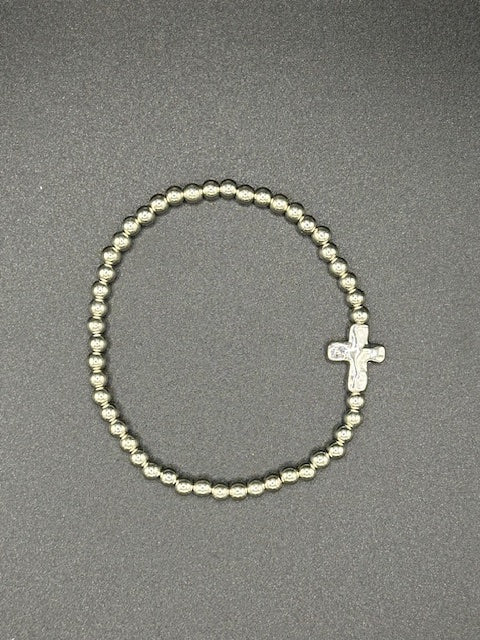 Forged Cross Beaded Bracelets