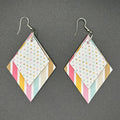 Polka Dot Stripes Earrings