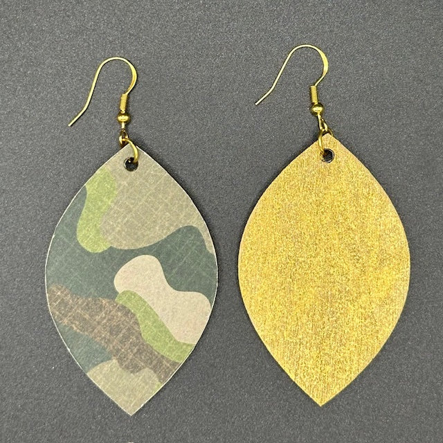 Camo Earrings