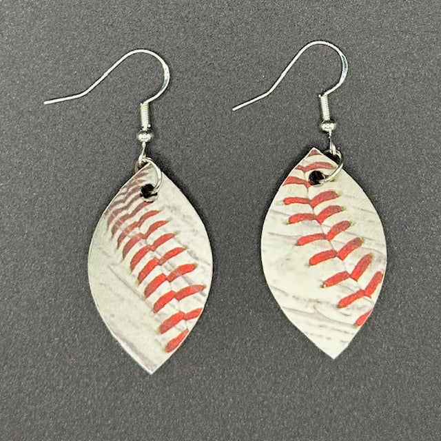 Baseball Earrings