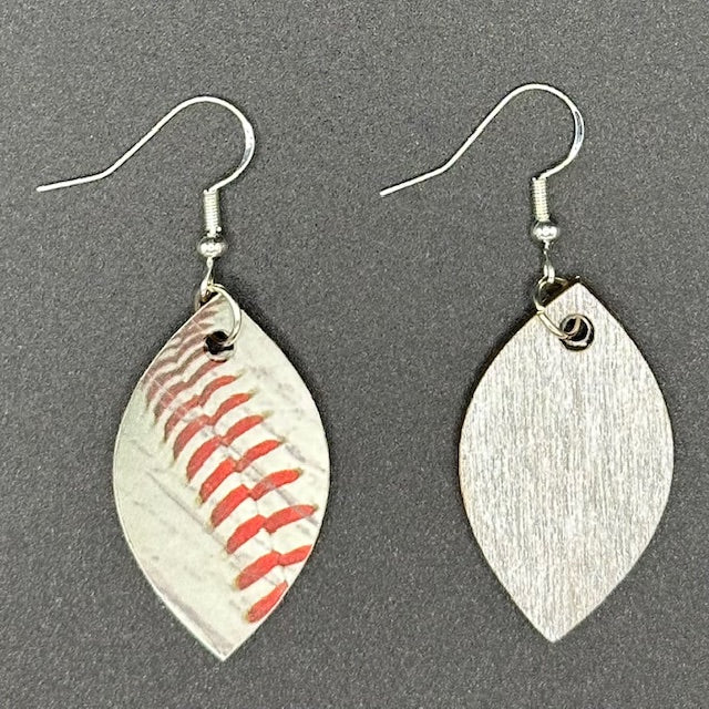 Baseball Earrings