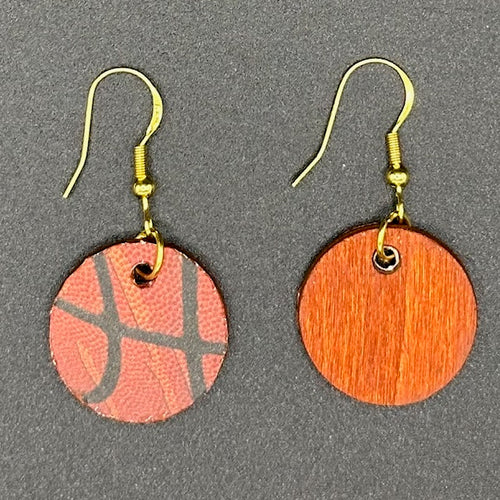 Basketball Earrings